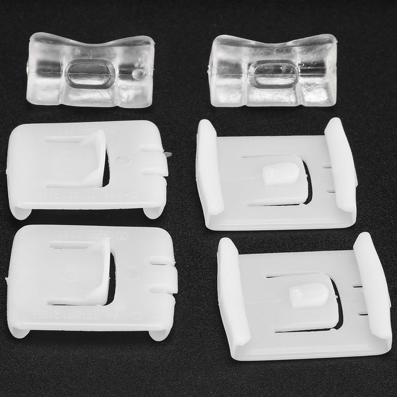 Anxingo Seat Belt Runner Clips Seat Guide Slider Replacement for Volkswagen VW MK1 MK2 MK3 Rabbit Golf Corrado (Set of 2) - Image 1